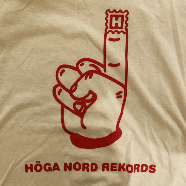 HÖGA NORD REKORDS Logo (S) (USED) T-SHIRT