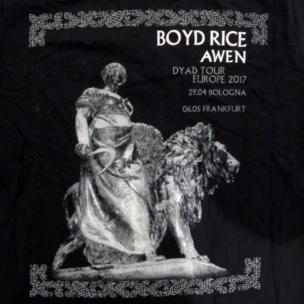 BOYD RICE (NON) / AWEN Europe 2017 (Ladies S) (USED) T-SHIRT