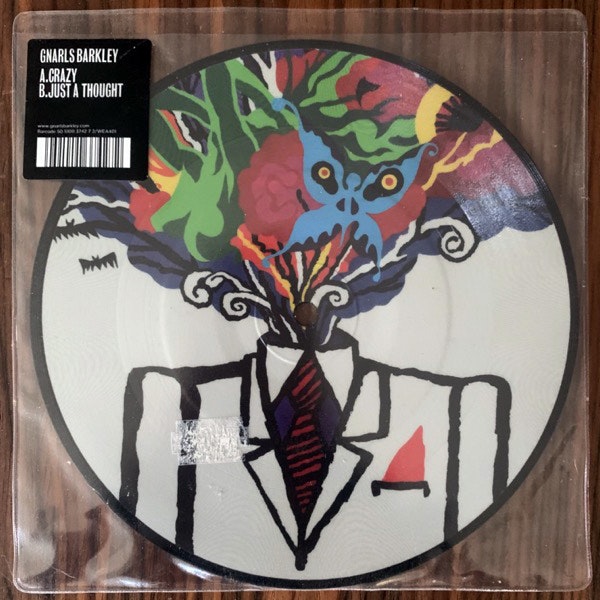 GNARLS BARKLEY Crazy (Warner - UK original) (VG+) PIC 7"