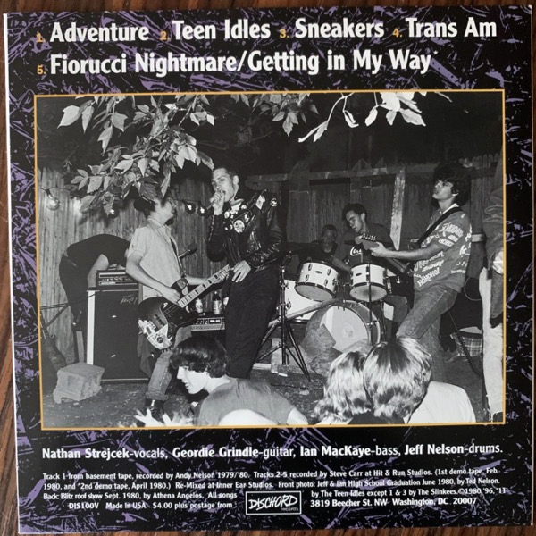 TEEN IDLES, the Anniversary (Brown vinyl) (Dischord - USA repress