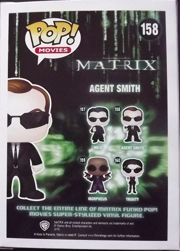 MATRIX, the Agent Smith Funko POP! Figure