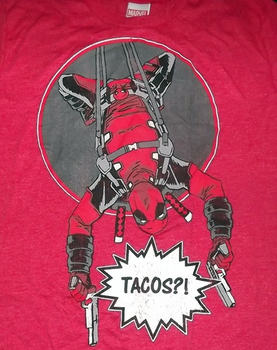 DEADPOOL Tacos (S) (NEW) T-SHIRT
