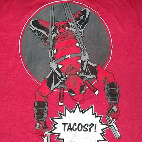 DEADPOOL Tacos (S) (NEW) T-SHIRT