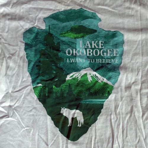 X-FILES, the Lake Okobogee (S) (USED) T-SHIRT