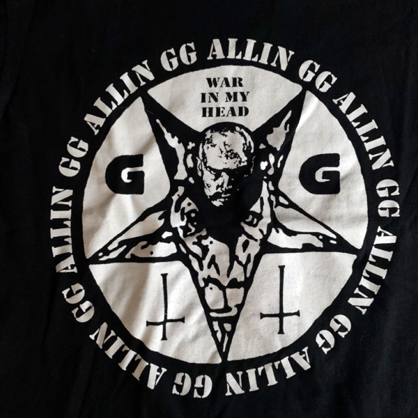 GG ALLIN I'm Your Enemy (S) (USED) T-SHIRT