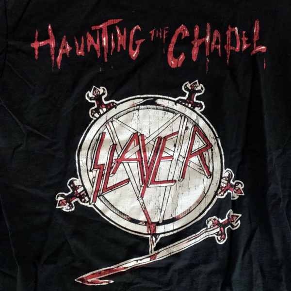 SLAYER Haunting the Chapel (S) (USED) T-SHIRT