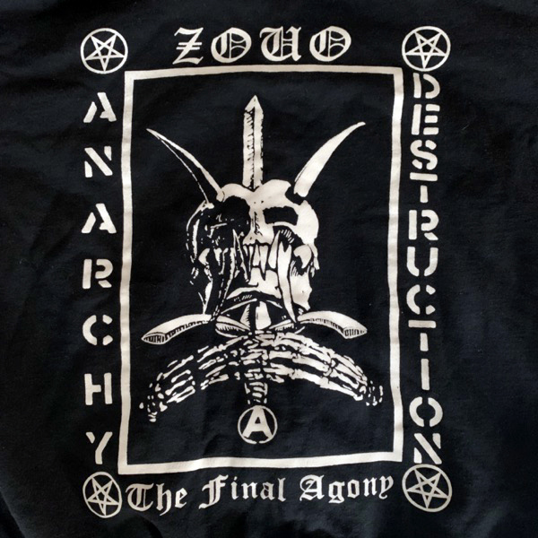 ZOUO Anarchy Destruction (S) (USED) HOODIE