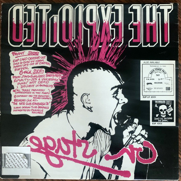 EXPLOITED, the On Stage (Clear vinyl) (The Exploited Record Company - UK original) (VG/VG+) LP