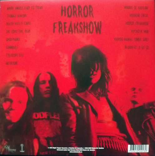 MOBILE MOB FREAKSHOW, the Horror Freakshow (Die hard w/ patch. Splatter vinyl.) (Night Tripper - Sweden reissue) (NEW) LP
