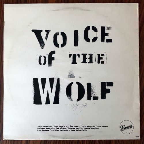 VARIOUS Voice Of The Wolf (Gump - Sweden original) (VG+) LP