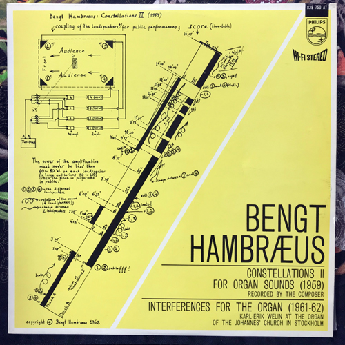 BENGT HAMBRÆUS Constellations & Interferences (Philips - Sweden repress) (VG+) LP