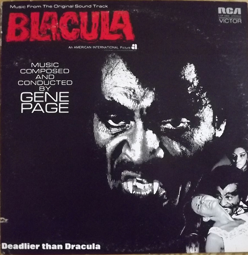 SOUNDTRACK Gene Page - Blacula (RCA - USA original) (VG/VG+) LP