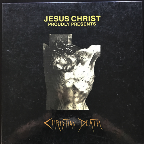 CHRISTIAN DEATH Jesus Christ Proudly Presents (Normal - Germany original) (VG+) 6x7" BOX