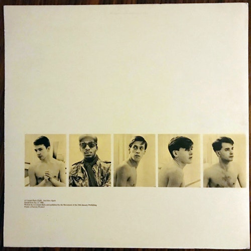 A CERTAIN RATIO Flight (Factory - UK original) (VG+) 12"