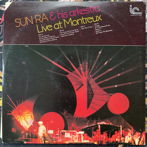 SUN RA & HIS ARKESTRA Live At Montreux (Inner City - USA original) (VG+/EX) 2LP