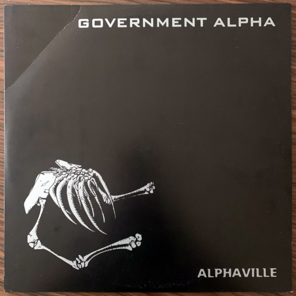 GOVERNMENT APLHA Alphaville (Blue vinyl) (Segerhuva - Sweden original) (VG+) LP