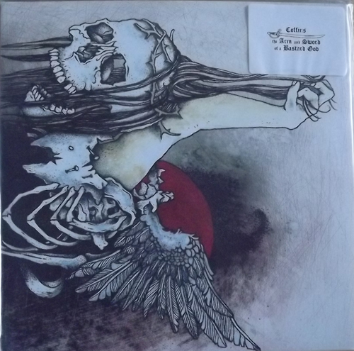 COFFINS/THE ARM AND SWORD OF A BASTARD GOD Split (Red vinyl. Incl. slipmat) (Enucleation - USA original) (NM) LP