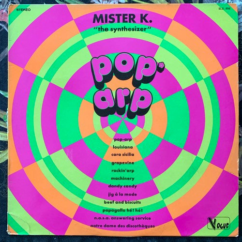 MISTER K Pop' Arp (Disques Vogue - France original) (VG/VG+) LP