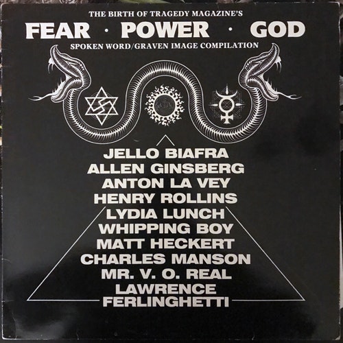 VARIOUS The Birth Of Tragedy Magazine's Fear, Power, God (Workers Playtime - UK original) (VG/VG+) LP