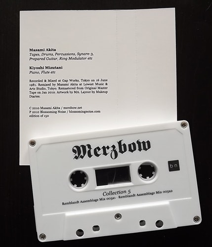 MERZBOW Collection 5 (Blossoming Noise - USA reissue) (NM) TAPE