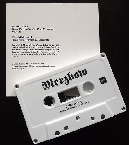 MERZBOW Collection 4 (Blossoming Noise - USA reissue) (NM) TAPE