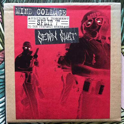 MIND COLLAGGE/SEWN SHUT Split (Sounds of Betrayal - Sweden original) (EX) 7"