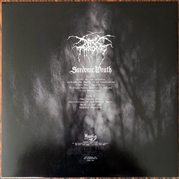 DARKTHRONE Sardonic Wrath (Moonfog - Norway original) (EX) LP