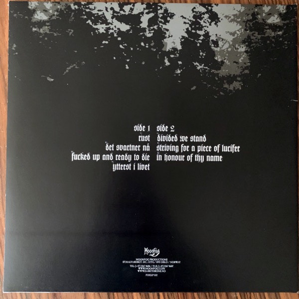 DARKTHRONE Hate Them (Moonfog - Norway original) (EX/NM) LP