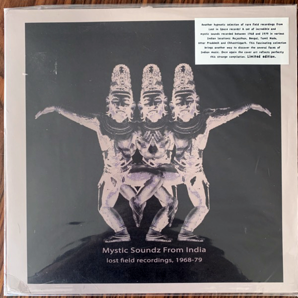 VARIOUS Mystic Soundz From India (Lost Field Recordings, 1968-79) (Lost In Space - France original) (VG+) LP