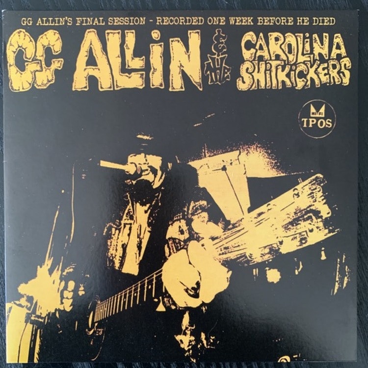 GG ALLIN & THE CAROLINA SHITKICKERS Layin' Up With Linda (Purple vinyl) (TPOS - USA reissue) (EX/NM) 7"