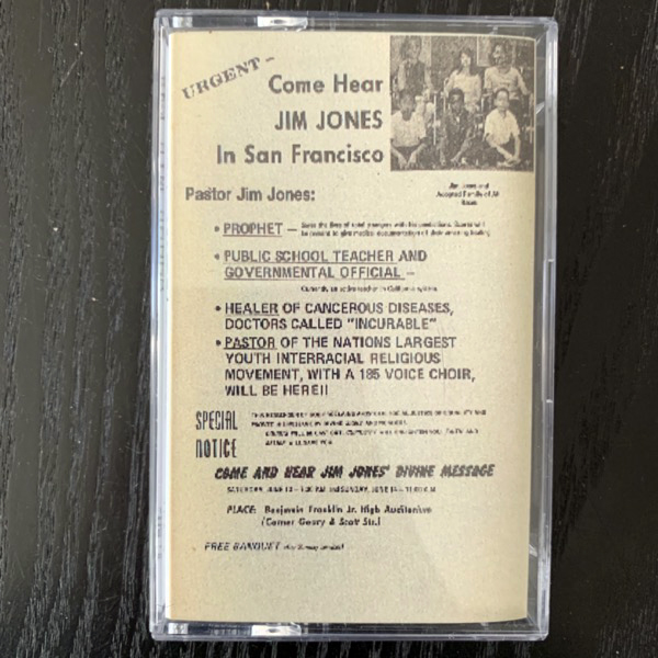 REV JIM JONES' PEOPLE'S TEMPLE CHOIR He's Able (TPOS - USA reissue) (NM) TAPE