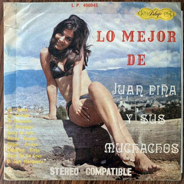 JUAN PINA Y SUS MUCHACHOS Lo Mejor De Juan Piña Y Sus Muchachos (Delujo - Colombia original) (VG-) LP