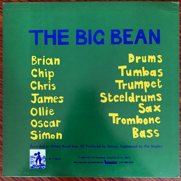 PIGBAG The Big Bean (Y America - USA original) (VG+) 12"
