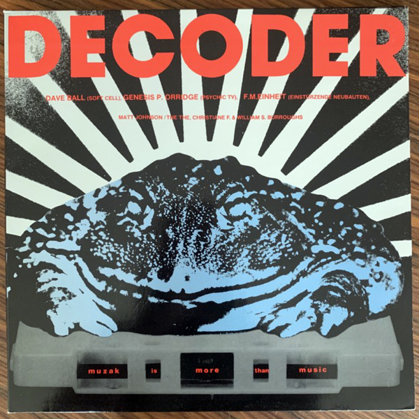 VARIOUS Decoder - The Soundtrack (What's So Funny About.. - Germany original) (EX/VG+) LP