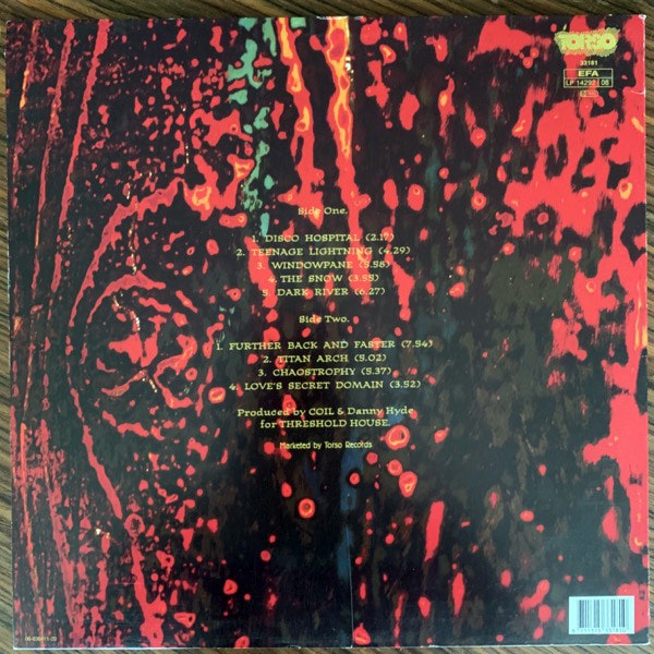 COIL Love's Secret Domain (No label - 2013 reissue) (VG+/EX) LP