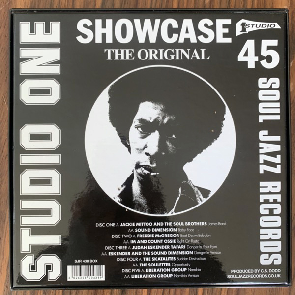 VARIOUS Studio One Showcase 45 (Soul Jazz - UK original) (NM) 5x7" BOX