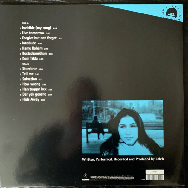 LALEH Laleh (Lost Army - Sweden reissue) (EX) LP
