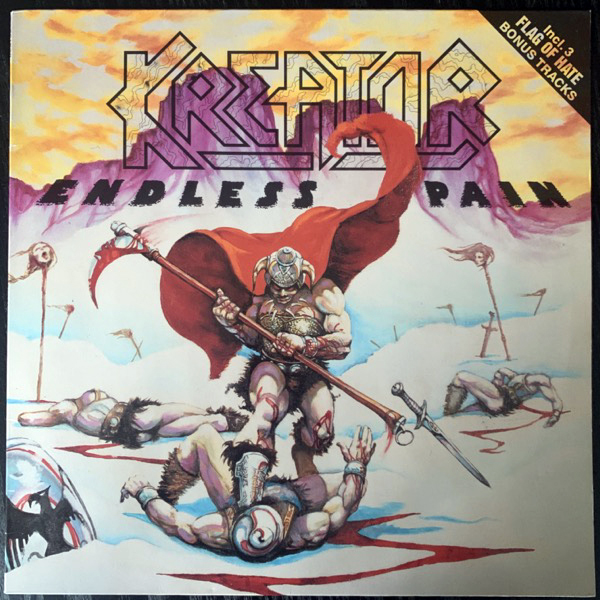 KREATOR Endless Pain (Noise - Germany 1989 reissue) (VG+) LP