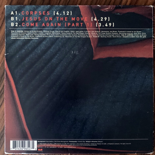 IAN BROWN Corpses (Polydor - UK original) (VG+) 7"