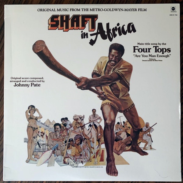 SOUNDTRACK Johnny Pate ‎– Shaft In Africa (ABC - USA 2006 reissue) (EX) LP