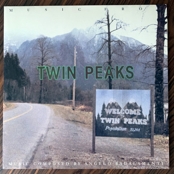 SOUNDTRACK Angelo Badalamenti ‎– Music From Twin Peaks (Warner - Europe original) (EX/VG+) LP