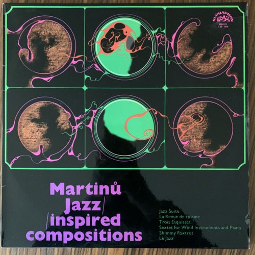 BOHUSLAV MARTINU Jazz-inspired Compositions (Supraphon - Czechoslovakia original) (VG+/EX) LP