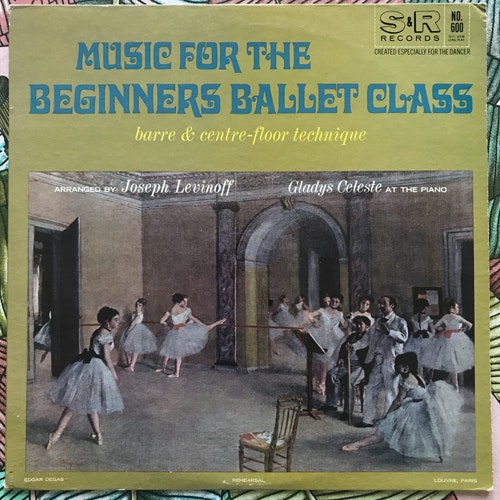 GLADYS CELESTE Music For the Beginners Ballet Class (S & R - USA original) (VG+/VG) LP