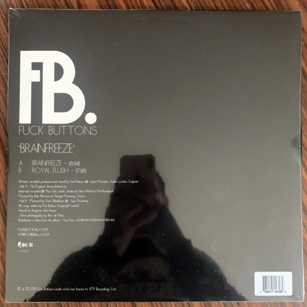 FUCK BUTTONS Brainfreeze (Clear vinyl) (ATP - UK original) (SS) 12"