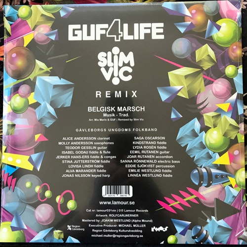 GUF GUF4LIFE (Slim Vic Remix) (Lamour - Sweden original) (NEW) 12" EP