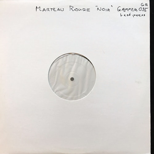 MARTEAU ROUGE Noir (Test press) (Gaffer - France original) (EX/NM) LP