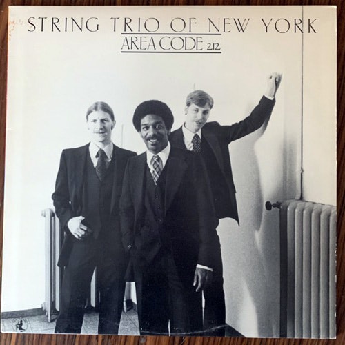 STRING TRIO OF NEW YORK Area Code 212 (Black Saint - Italy original) (VG+/NM) LP
