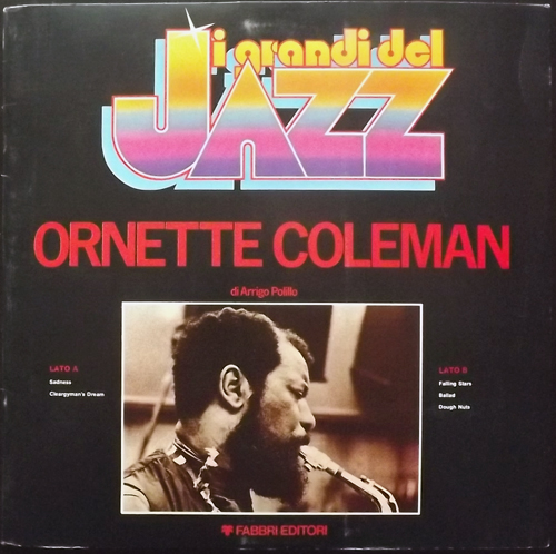 ORNETTE COLEMAN I Grandi Del Jazz (Fabbri Editori - Italy repress) (VG+/EX) LP
