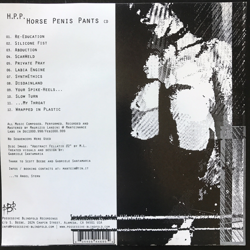 H.P.P. Horse Penis Pants (Possessive Blindfold - USA original) (EX) CD