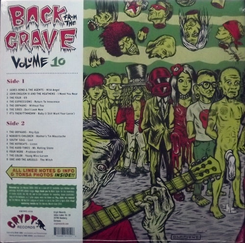 VARIOUS Back From The Grave Volume 10 (Crypt - Germany original) (NEW) LP